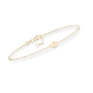 14k Evil Eye Bracelet